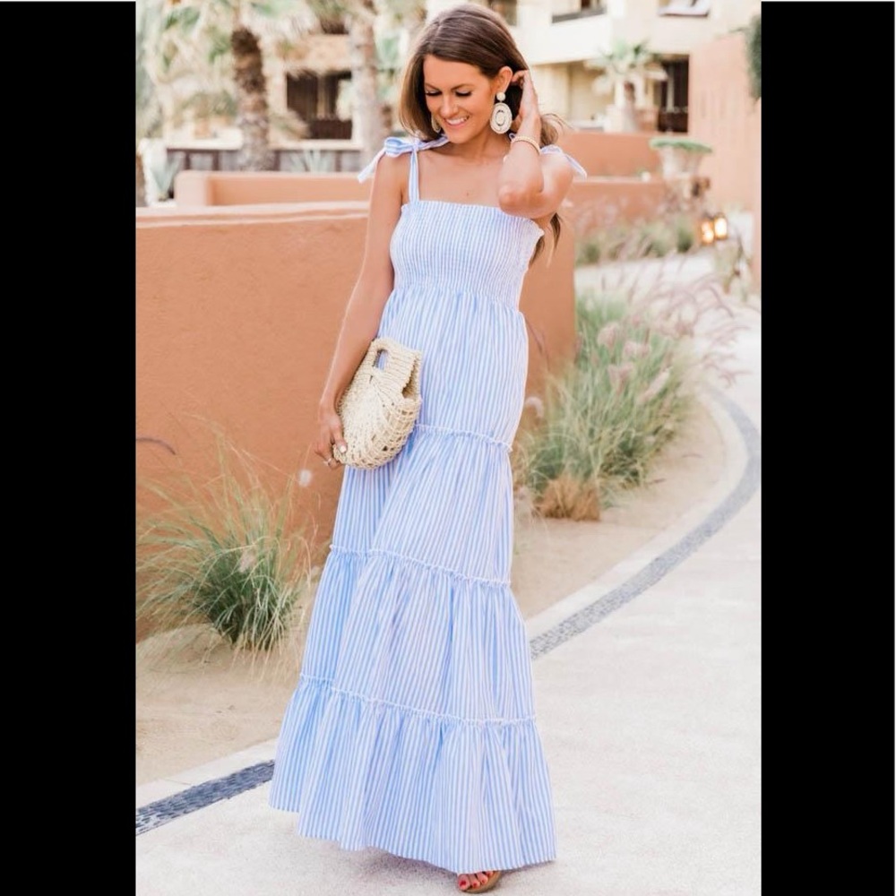NWT Pink Lily x Caitlin Covington Maxi Dress